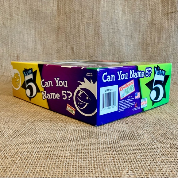 ENDLESS GAMES NAME 5 Board Game Complete Ages 12 + Like New - Picture 12 of 15